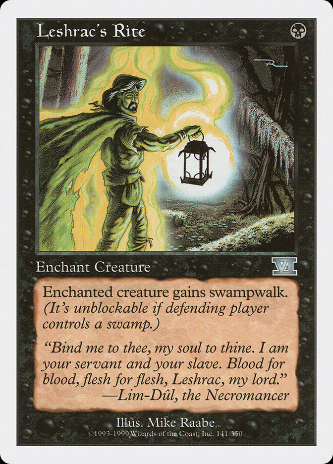 Leshrac's Rite, Classic Sixth Edition · 141/350