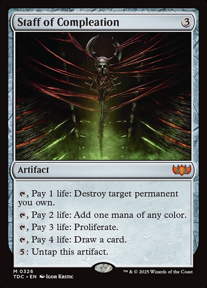 Staff of Compleation, Tarkir: Dragonstorm Commander · 0326
