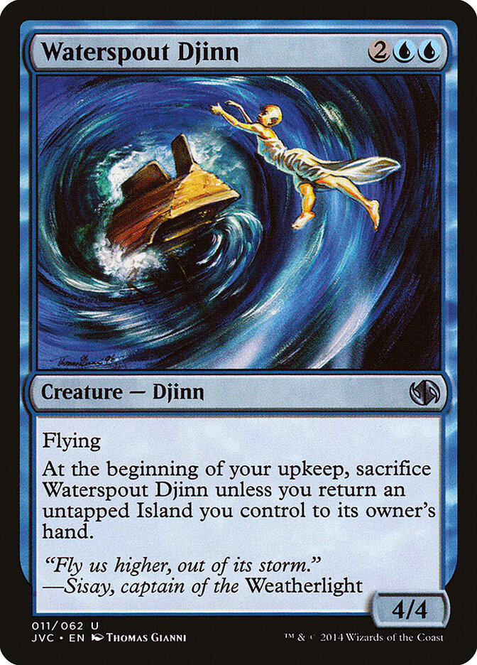 Waterspout Djinn, Duel Decks Anthology: Jace vs. Chandra · 011/062