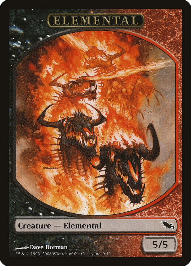 Elemental, Shadowmoor Tokens · 9