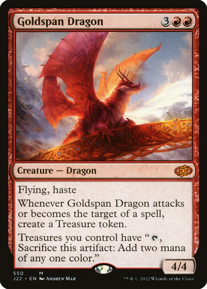 Goldspan Dragon, Jumpstart 2022 · 550