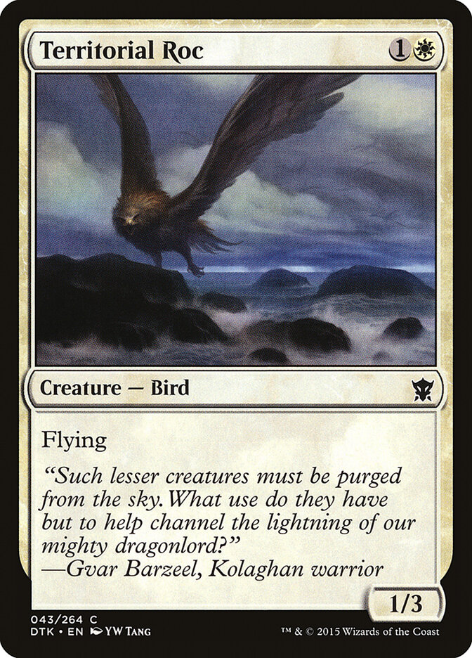 Territorial Roc, Dragons of Tarkir · 043/264