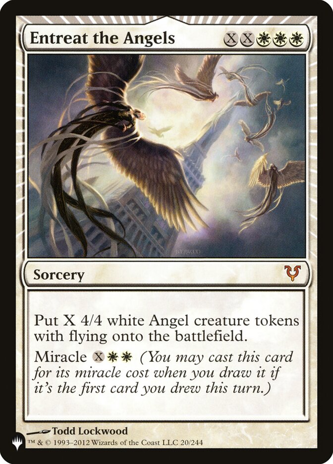 Entreat the Angels, The List · avr-20