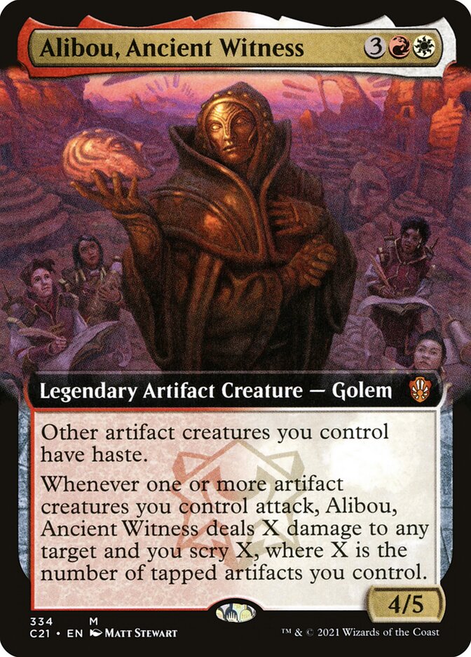 Alibou, Ancient Witness, Commander 2021 · 334