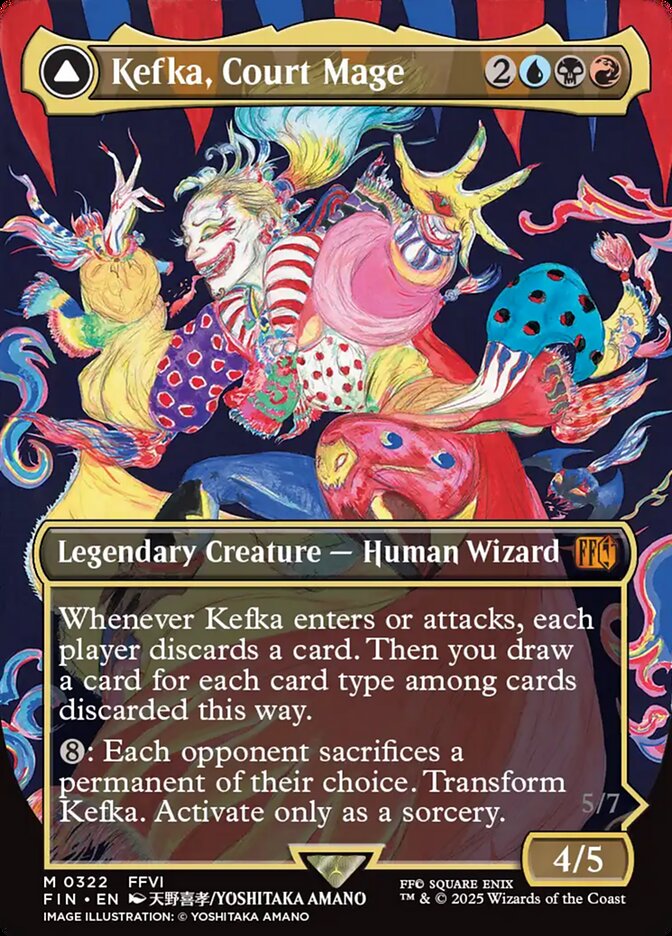 Kefka, Court Mage // Kefka, Ruler of Ruin, Final Fantasy · 0322