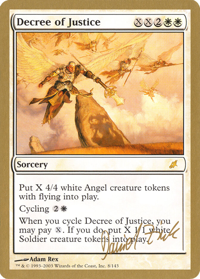 Decree of Justice, World Championship Decks 2003 · dz8