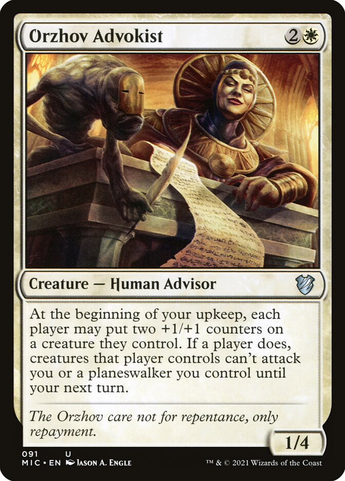 Orzhov Advokist, Midnight Hunt Commander · 091