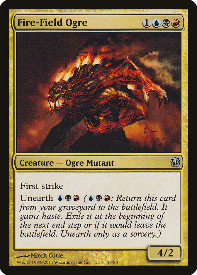 Fire-Field Ogre, Duel Decks: Ajani vs. Nicol Bolas · 53/80