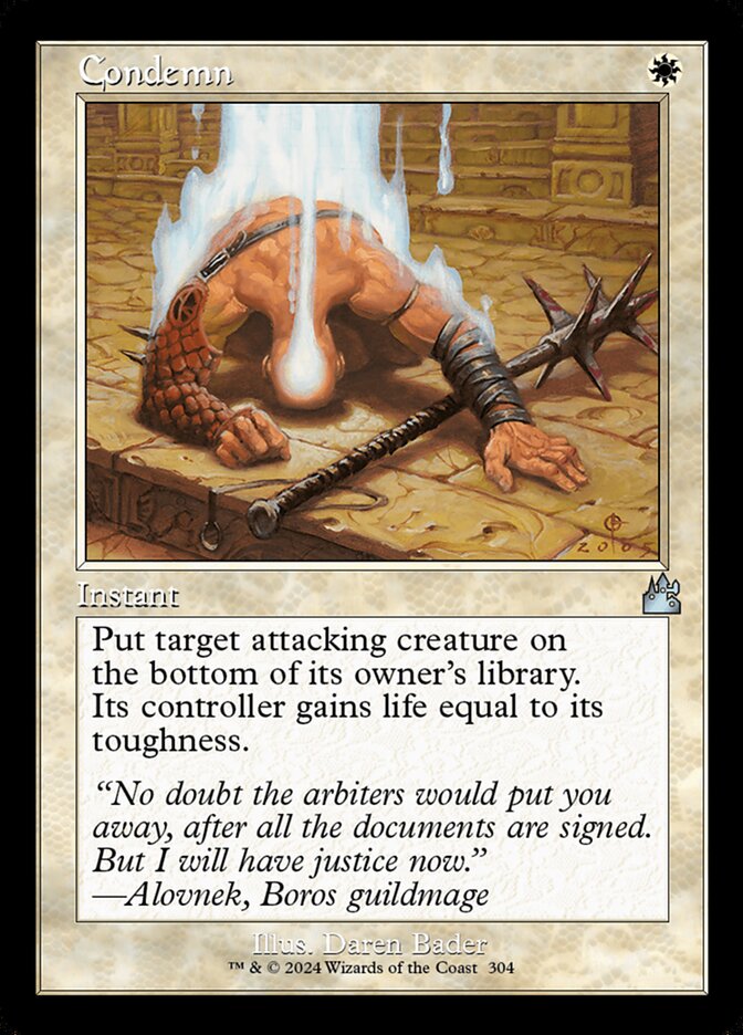 Condemn, Ravnica Remastered · 0304