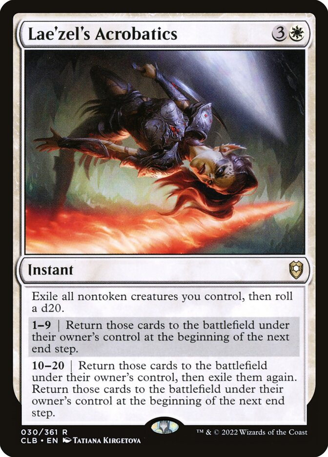 Lae'zel's Acrobatics, Commander Legends: Battle for Baldur's Gate · 030/361
