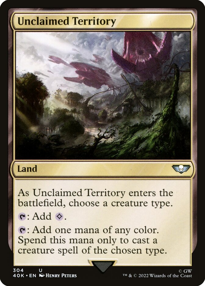 Unclaimed Territory, Warhammer 40,000 Commander · 304/617