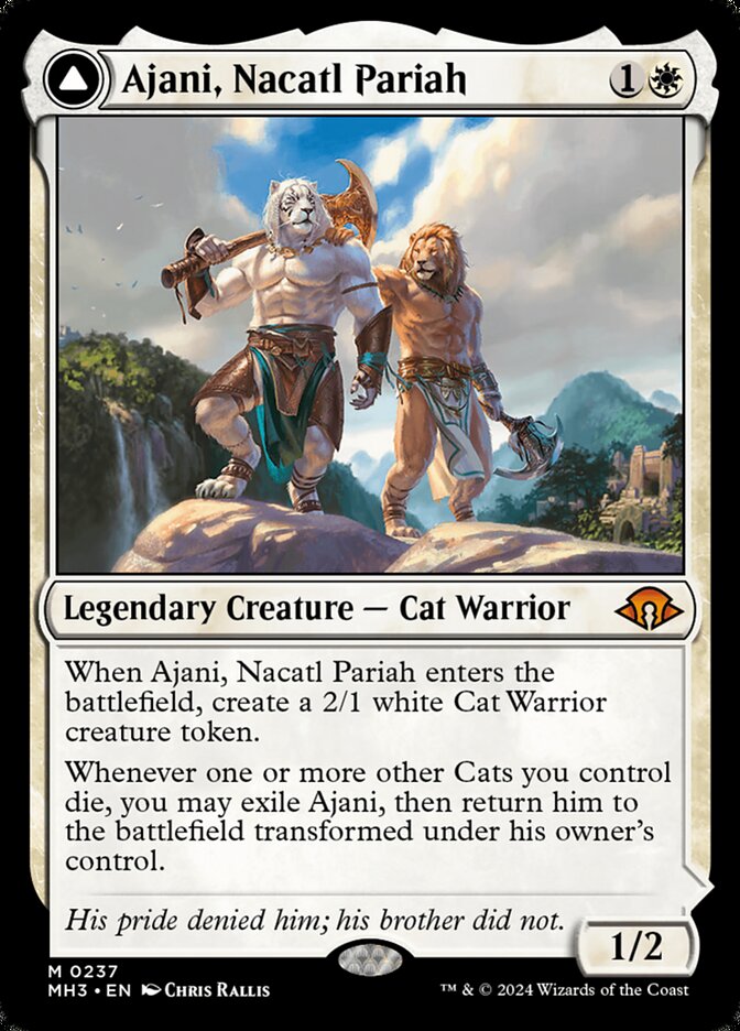 Ajani, Nacatl Pariah // Ajani, Nacatl Avenger, Modern Horizons 3 · 0237