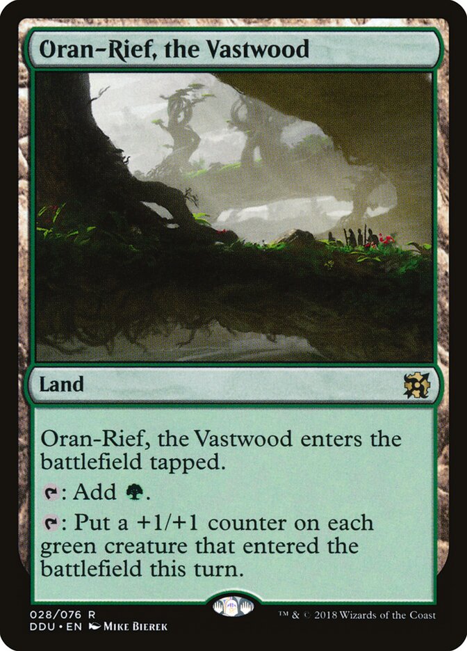Oran-Rief, the Vastwood, Duel Decks: Elves vs. Inventors · 028/076