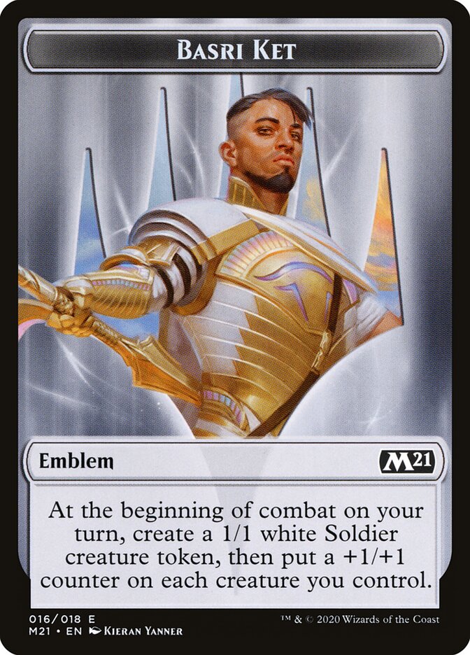Basri Ket Emblem, Core Set 2021 Tokens · 016