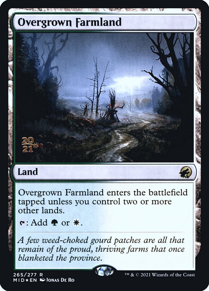 Overgrown Farmland, Innistrad: Midnight Hunt Promos · 265/277