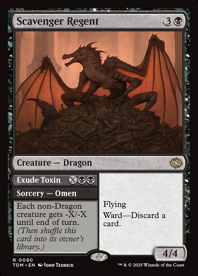 Scavenger Regent // Exude Toxin, Tarkir: Dragonstorm · 0090
