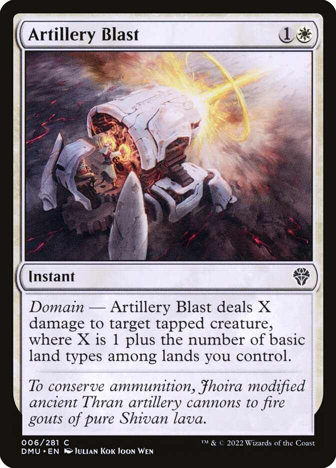 Artillery Blast, Dominaria United · 006/281