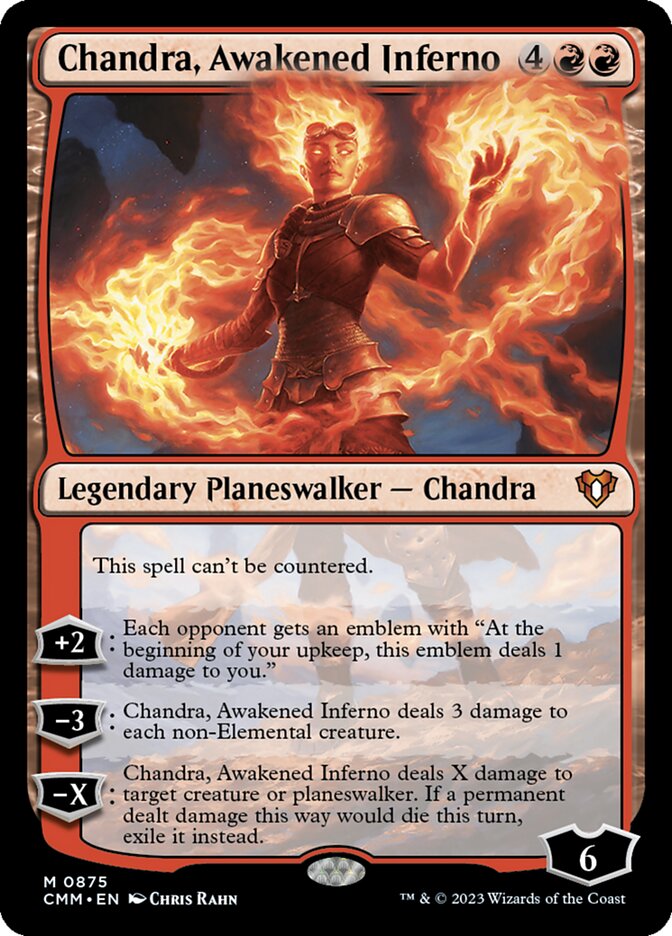 Chandra, Awakened Inferno, Commander Masters · 0875