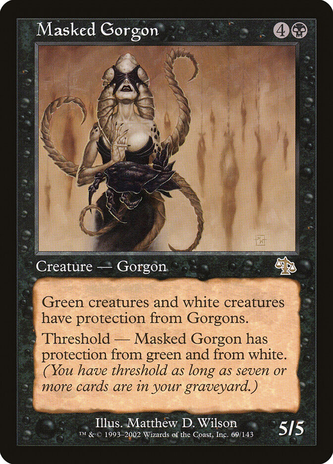 Masked Gorgon, Judgment · 69/143