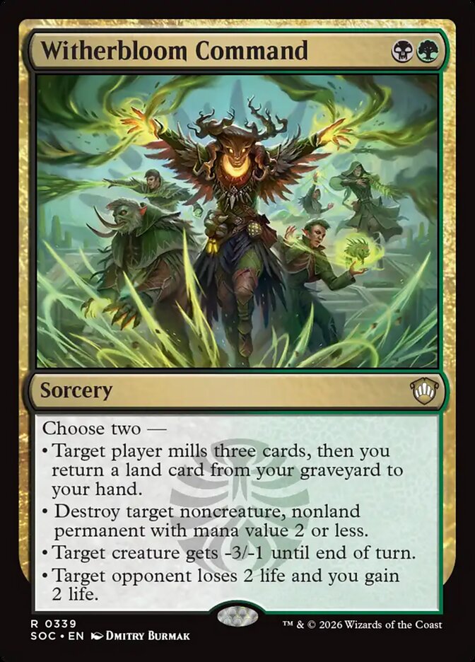 Witherbloom Command, Secrets of Strixhaven Commander · 0339
