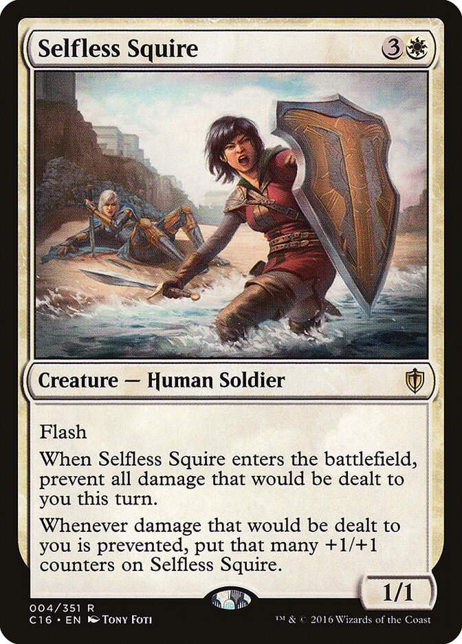Selfless Squire, Commander 2016 · 004/351