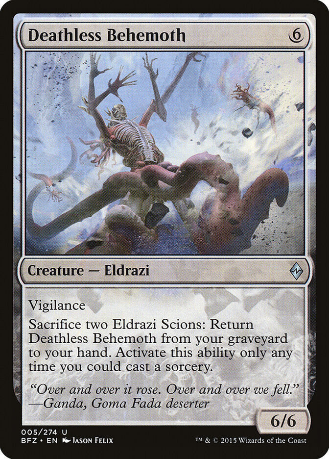 Deathless Behemoth, Battle for Zendikar · 005/274