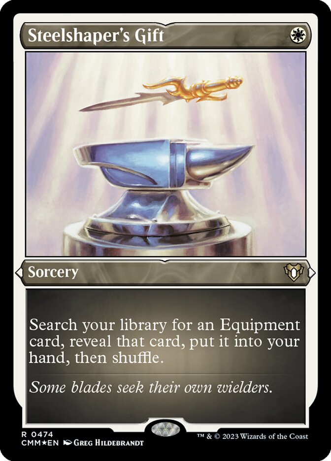 Steelshaper's Gift, Commander Masters · 0474