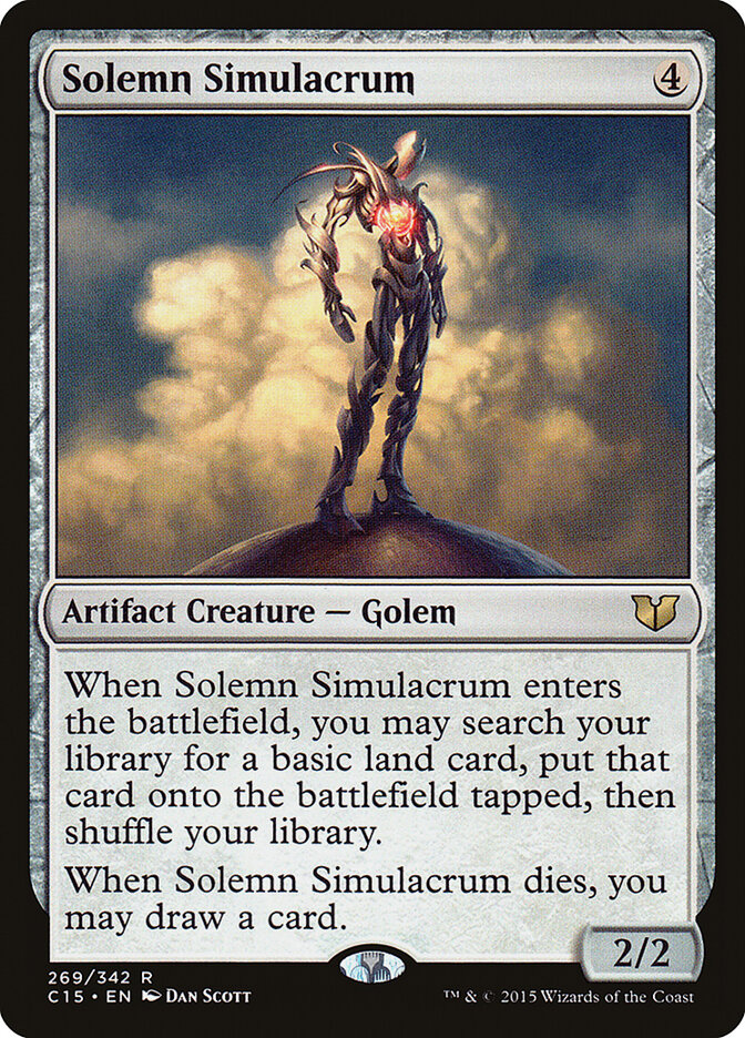 Solemn Simulacrum, Commander 2015 · 269/342
