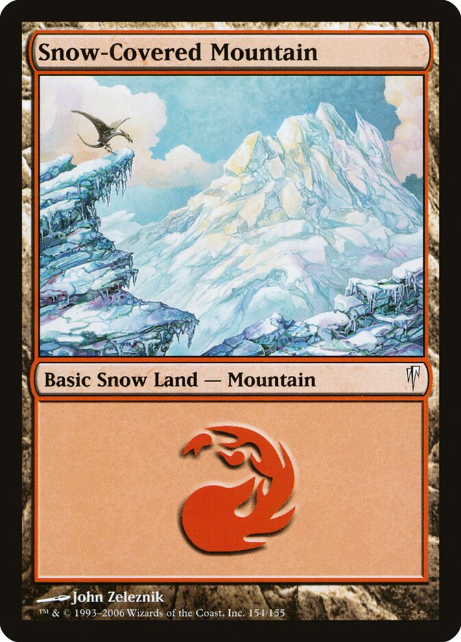 Snow-Covered Mountain, Coldsnap · 154/155