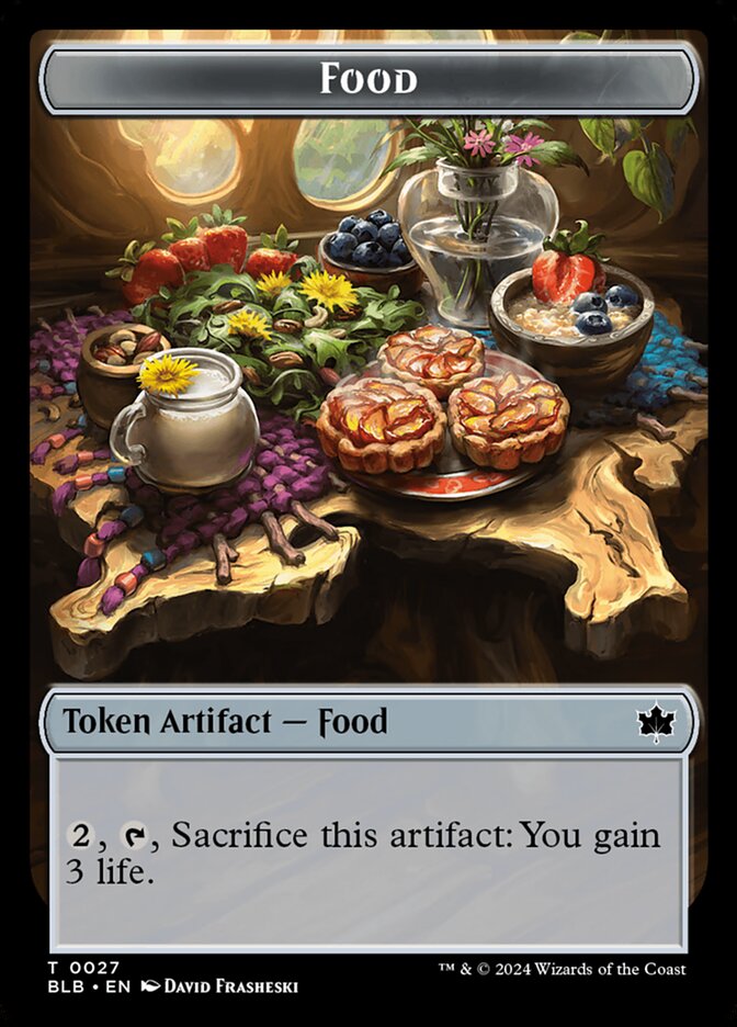 Food, Bloomburrow Tokens · 0027