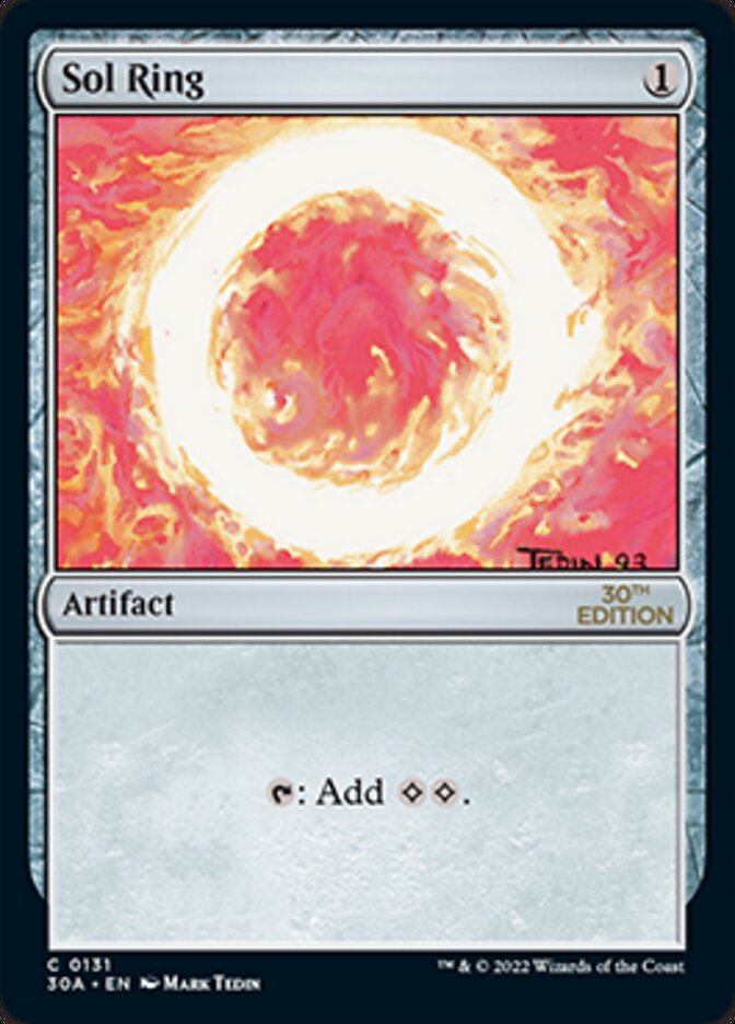 Sol Ring, 30th Anniversary Edition · 131/594