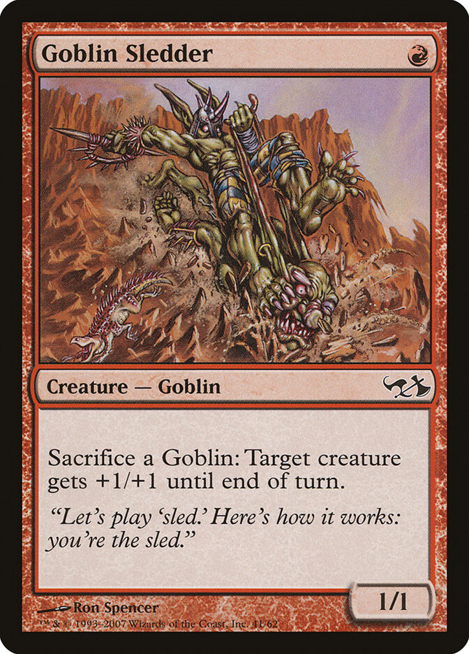 Goblin Sledder, Duel Decks: Elves vs. Goblins · 41/62