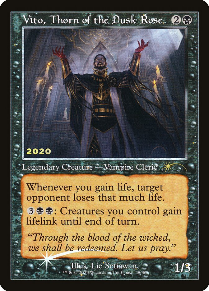 Vito, Thorn of the Dusk Rose, 30th Anniversary Play Promos · 028/594