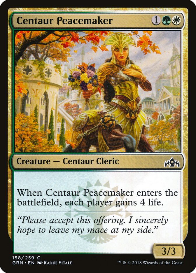Centaur Peacemaker, Guilds of Ravnica · 158/259