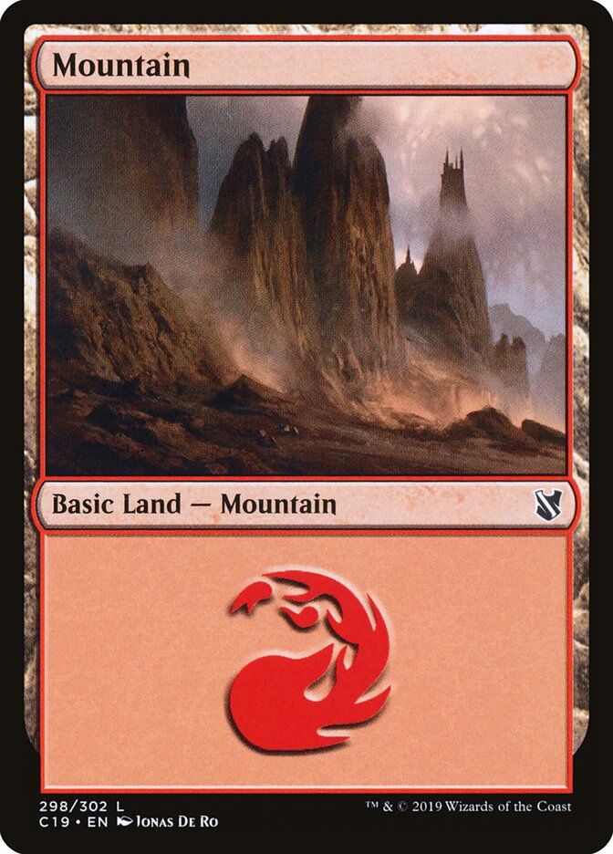 Mountain, Commander 2019 · 298/302