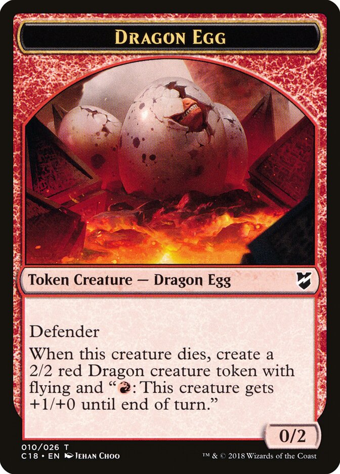 Dragon Egg, Commander 2018 Tokens · 010