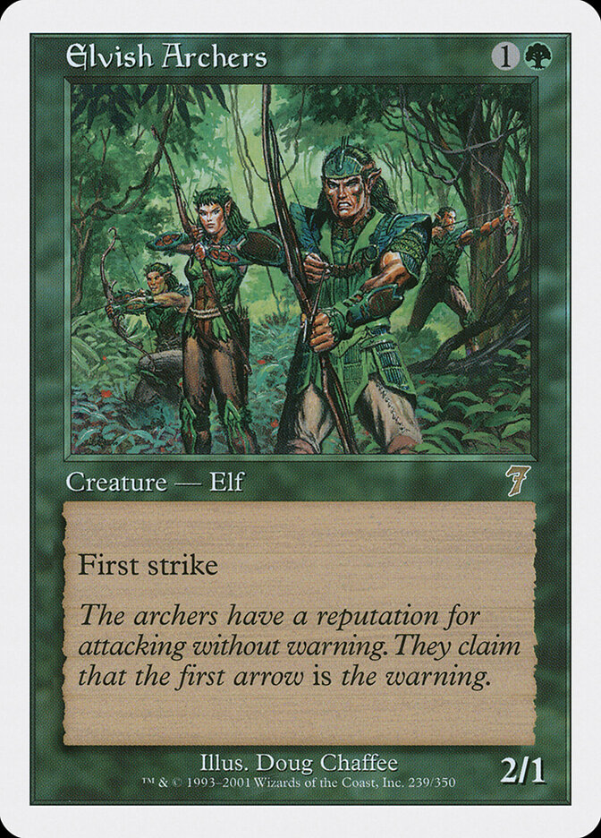 Elvish Archers, Seventh Edition · 239/350