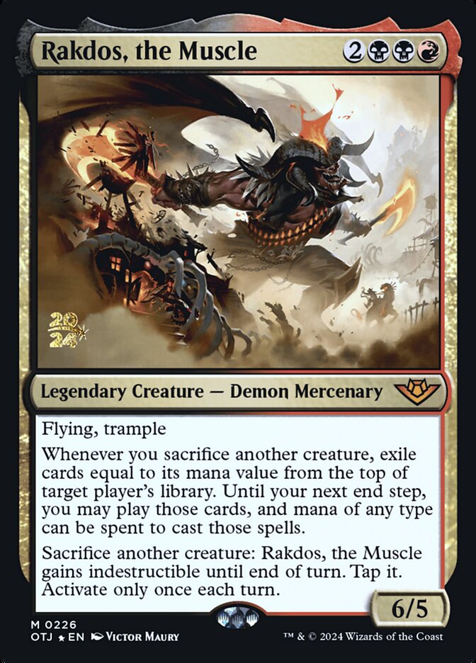 Rakdos, the Muscle, Outlaws of Thunder Junction Promos · 0226