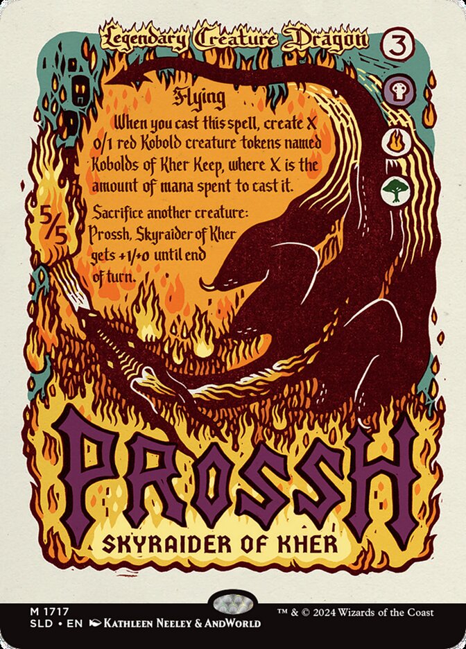 Prossh, Skyraider of Kher, Secret Lair Drop · 1717