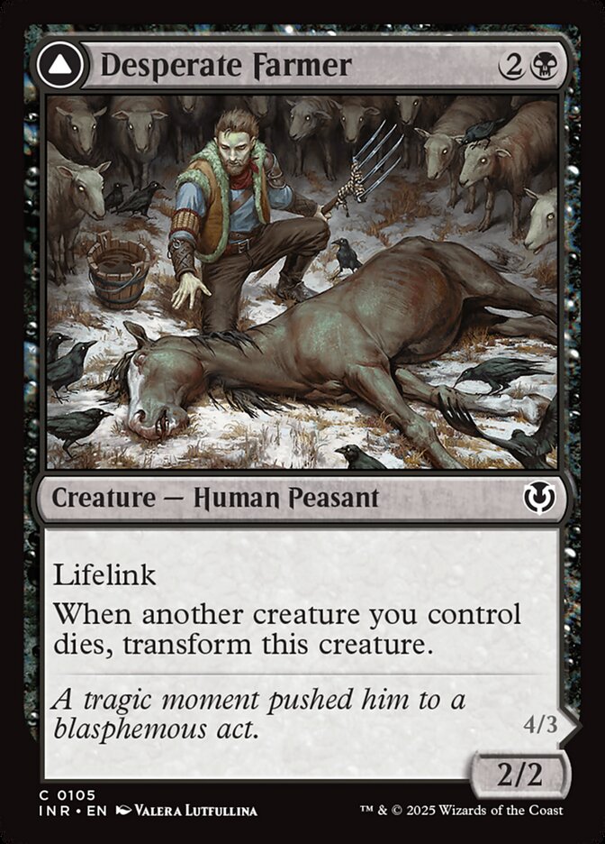 Desperate Farmer // Depraved Harvester, Innistrad Remastered · 0105