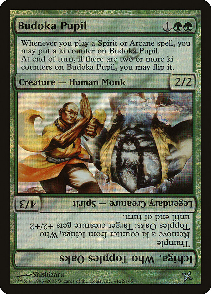 Budoka Pupil // Ichiga, Who Topples Oaks, Betrayers of Kamigawa Promos · 122-star