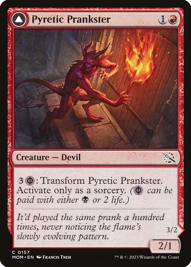 Pyretic Prankster // Glistening Goremonger, March of the Machine · 0157