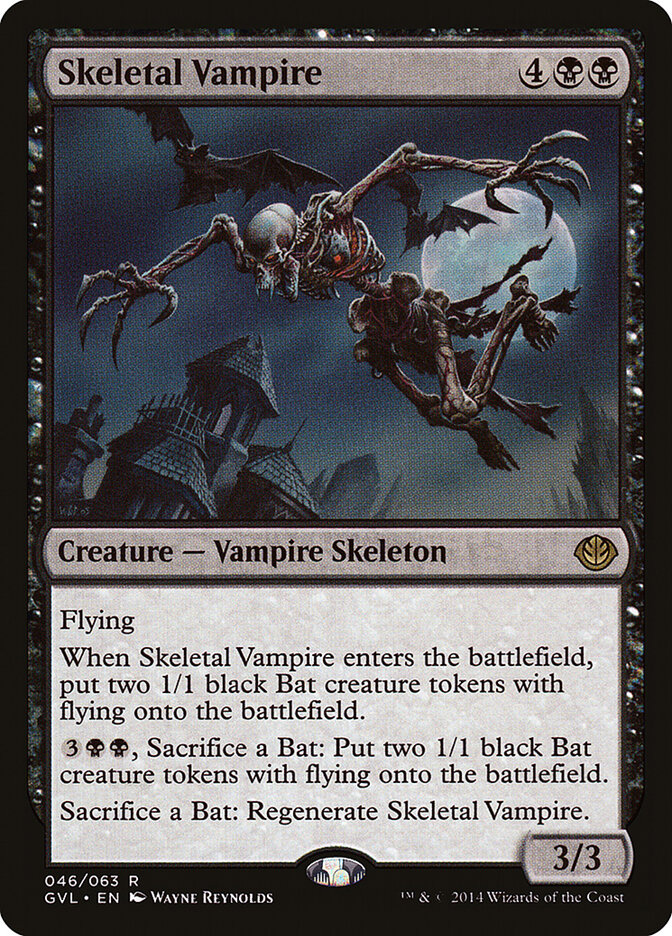 Skeletal Vampire, Duel Decks Anthology: Garruk vs. Liliana · 046/063