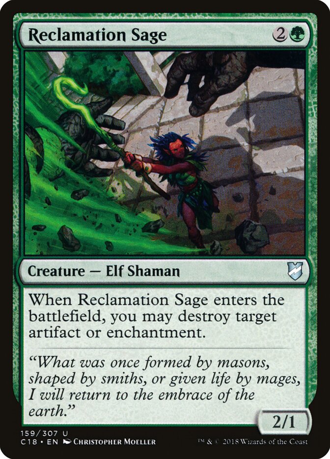 Reclamation Sage, Commander 2018 · 159/307