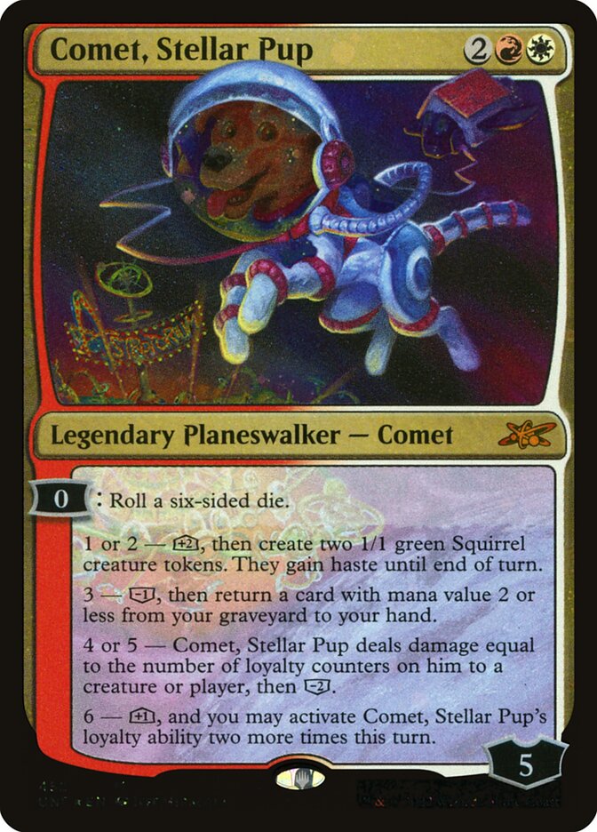 Comet, Stellar Pup, Unfinity · 452