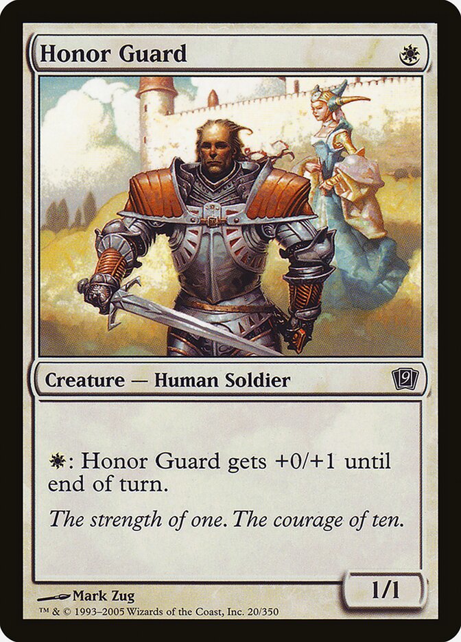Honor Guard, Ninth Edition · 20-star