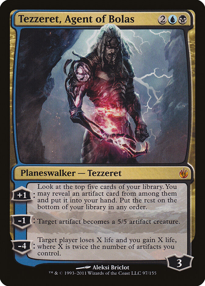 Tezzeret, Agent of Bolas, Mirrodin Besieged · 97/155