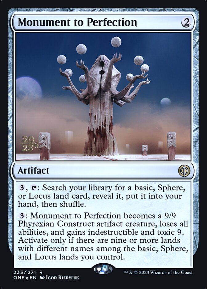 Monument to Perfection, Phyrexia: All Will Be One Promos · 233/271