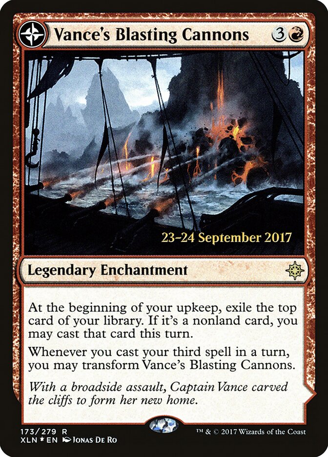 Vance's Blasting Cannons // Spitfire Bastion, Ixalan Promos · 173/279
