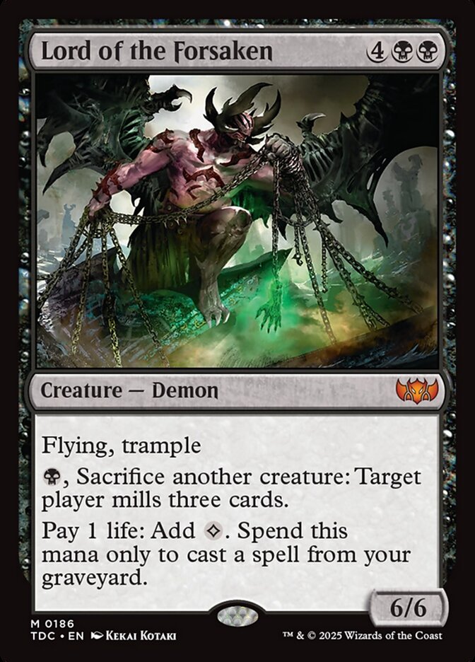 Lord of the Forsaken, Tarkir: Dragonstorm Commander · 0186